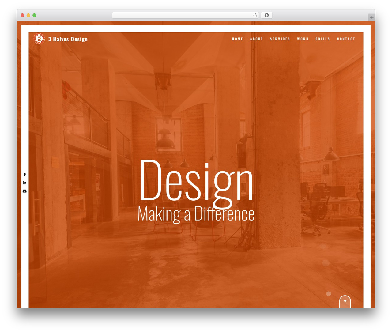 WordPress theme Skrollex - 3halvesdesign.com WordPress theme Skrollex - 3halvesdesign.com