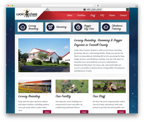 WordPress theme lucky - luckystarskennel.com