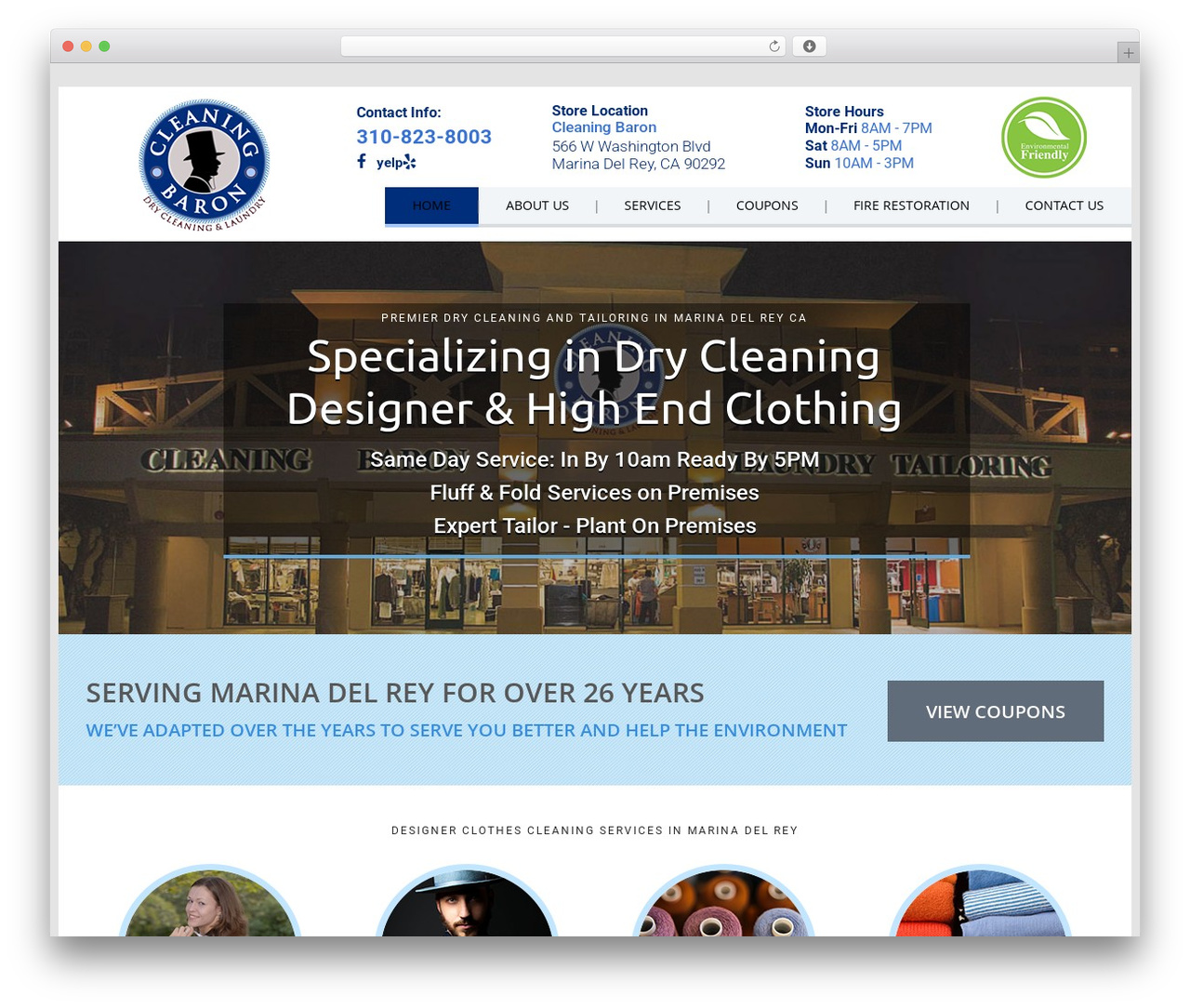 WordPress theme ogden - cleaningbaron.com