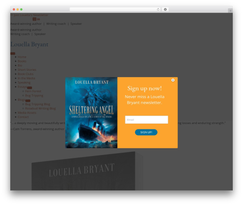 Novelist (novelist) free WordPress plugin - louellabryant.com Novelist (novelist) free WordPress plugin - louellabryant.com