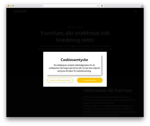 WW Platform WordPress theme design - yumyum.se
