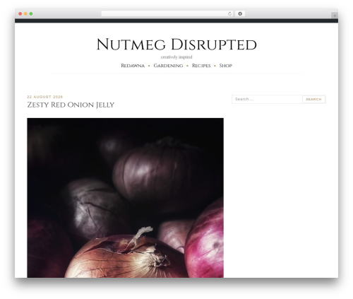 Equable Lite WordPress theme - nutmegdisrupted.com