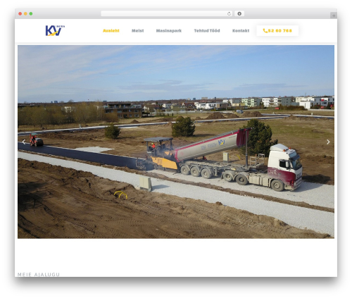 Hello Elementor theme WordPress - kvinfra.ee