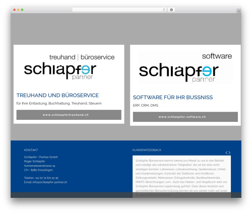 Jupiter theme WordPress - schlaepfer-partner.ch
