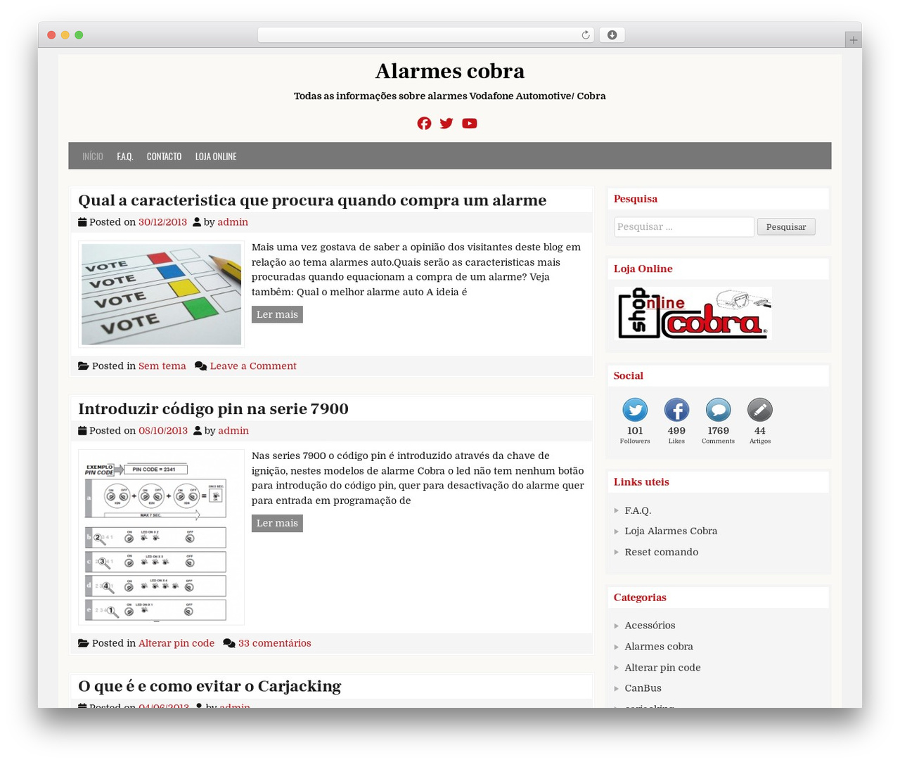 WordPress theme CleanWP - alarmescobra.com WordPress theme CleanWP - alarmescobra.com