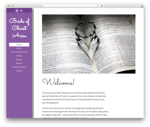 WordPress theme Editor - brideofchristarise.com