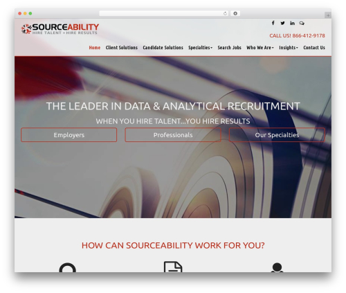 WordPress theme SourceAbility - sourceabilityinc.com