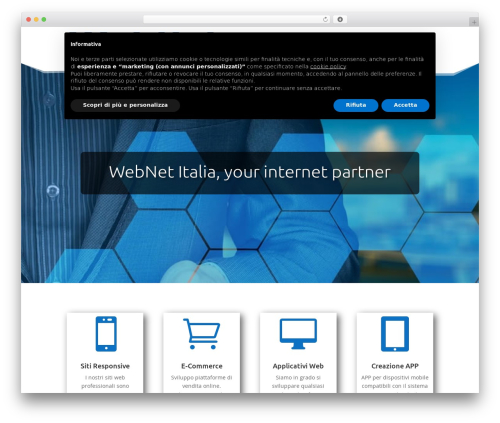 WordPress theme WebNet WordPress Theme - webnet-italia.com