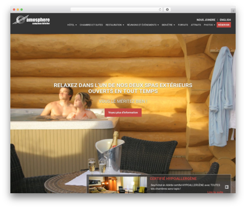 Best WordPress theme Reactif Theme Bootstrap 3 - amosphere.com