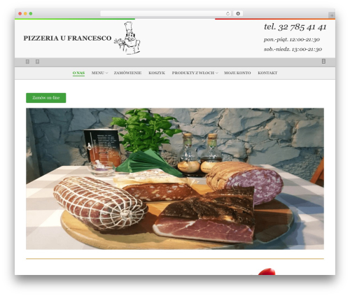 Customify WP theme - pizzeriaufrancesco.pl