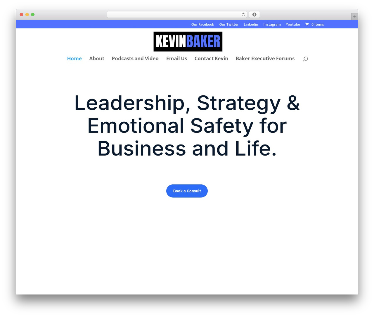Divi WordPress theme - kevinbakerinc.com