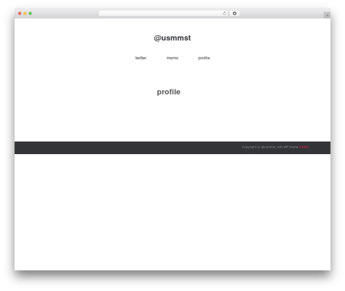 Easel WordPress theme - usmm.info