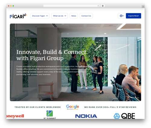 Redback Framework WordPress theme - figarigroup.com