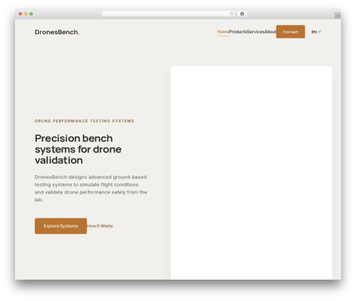 Wyde core WordPress plugin - dronesbench.it