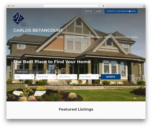 Base top WordPress theme - carlossells.com