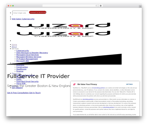 childTheme WordPress theme design - wizardcpu.com