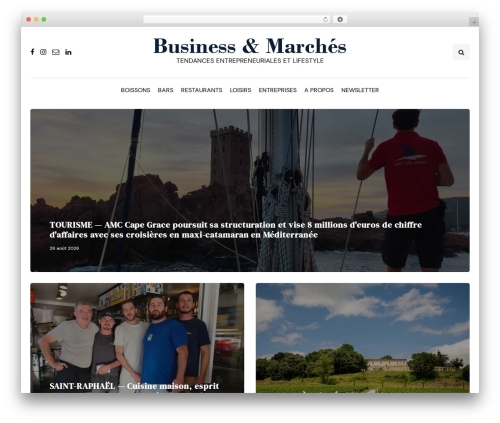 InHype WordPress theme - businessmarches.com