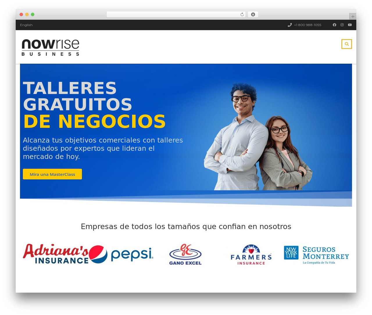 MasterStudy WordPress theme - nowrisebusiness.com