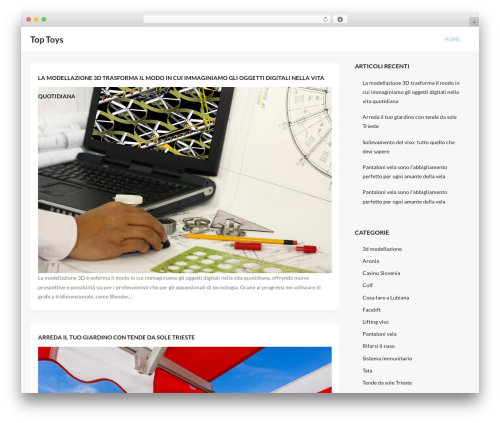 WordPress theme Melos - toptoys.it WordPress theme Melos - toptoys.it