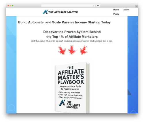 WordPress theme SimpleMobile - the-affiliate-master.com