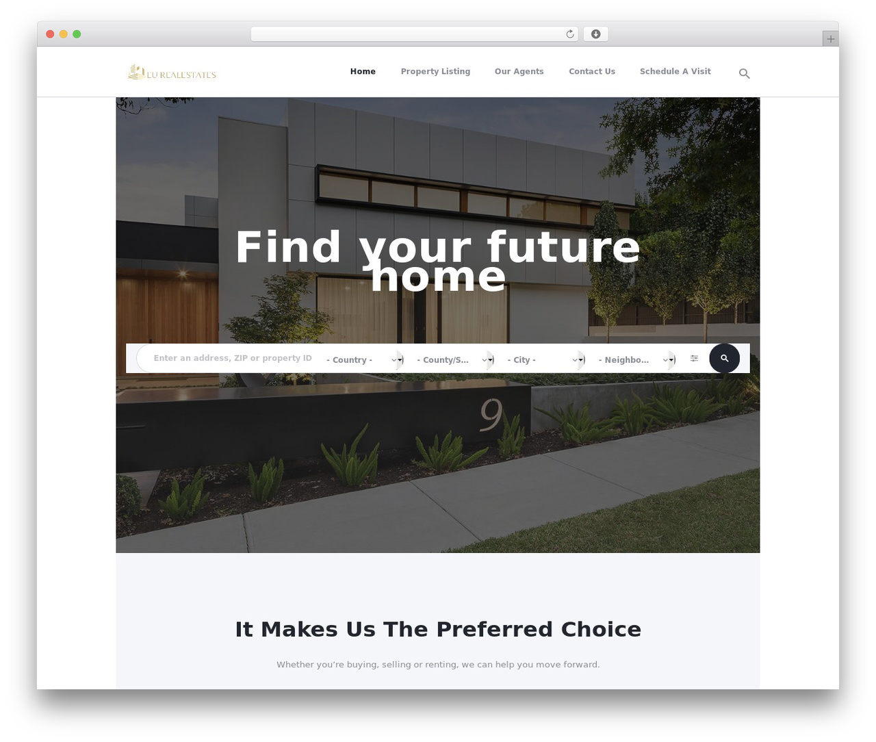 Amuli WordPress theme - eu-realestates.com