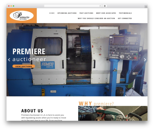 Beaver Builder Theme WordPress theme - premiereauctioneer.com