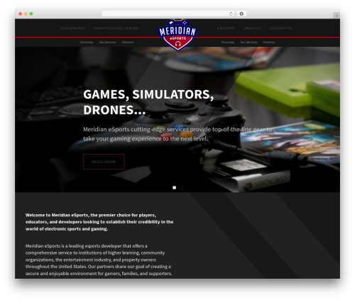Challengers theme WordPress - meridianesports.com