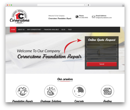 CSfound WordPress theme - csfoundations.com