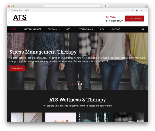 Decree free WordPress theme - atswellnessandtherapy.com