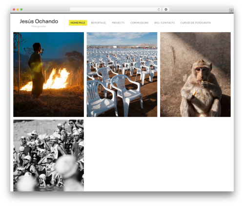 Fluxus WordPress theme - jesusochando.com