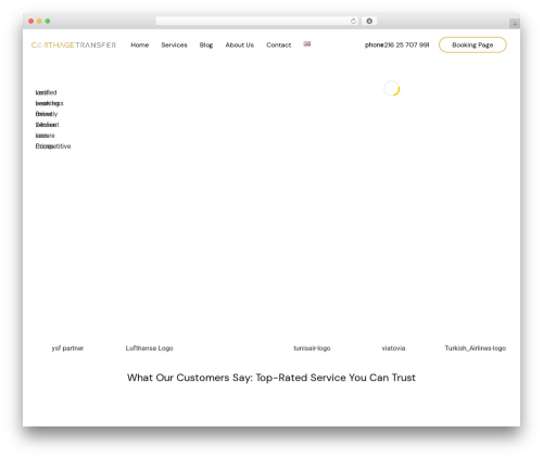 Chauffeur booking system WordPress plugin - carthage-transfer.com