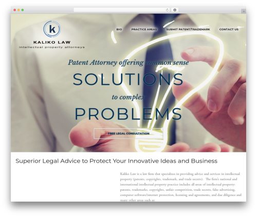 Law Firm Sites theme WordPress - kalikolaw.com