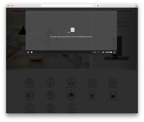 MDBootstrap4 WordPress theme - hometech.pk