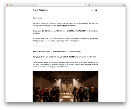 Theme WordPress aemi - fliesandtales.com