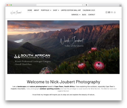 Woocommerce photography WordPress plugin - nickjoubert.com