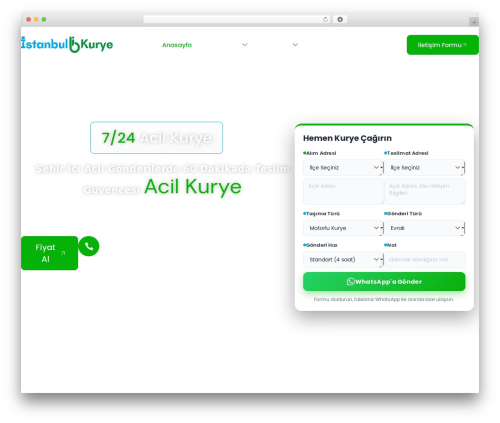 Call now and chat buttons WordPress plugin - istanbulbikurye.com