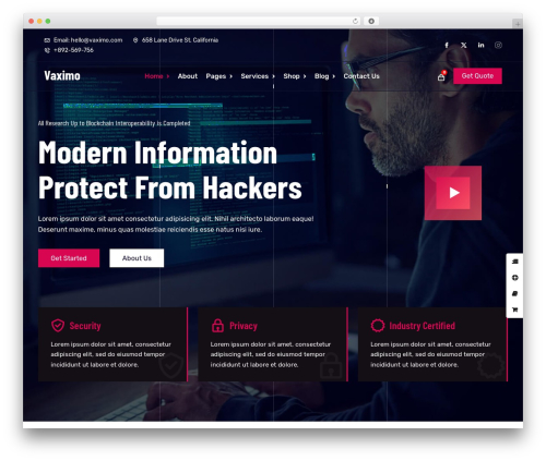 Vaximo WordPress theme - themes.envytheme.com/vaximo