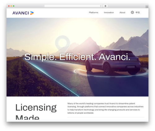 WordPress theme Bootscore - avanci.com