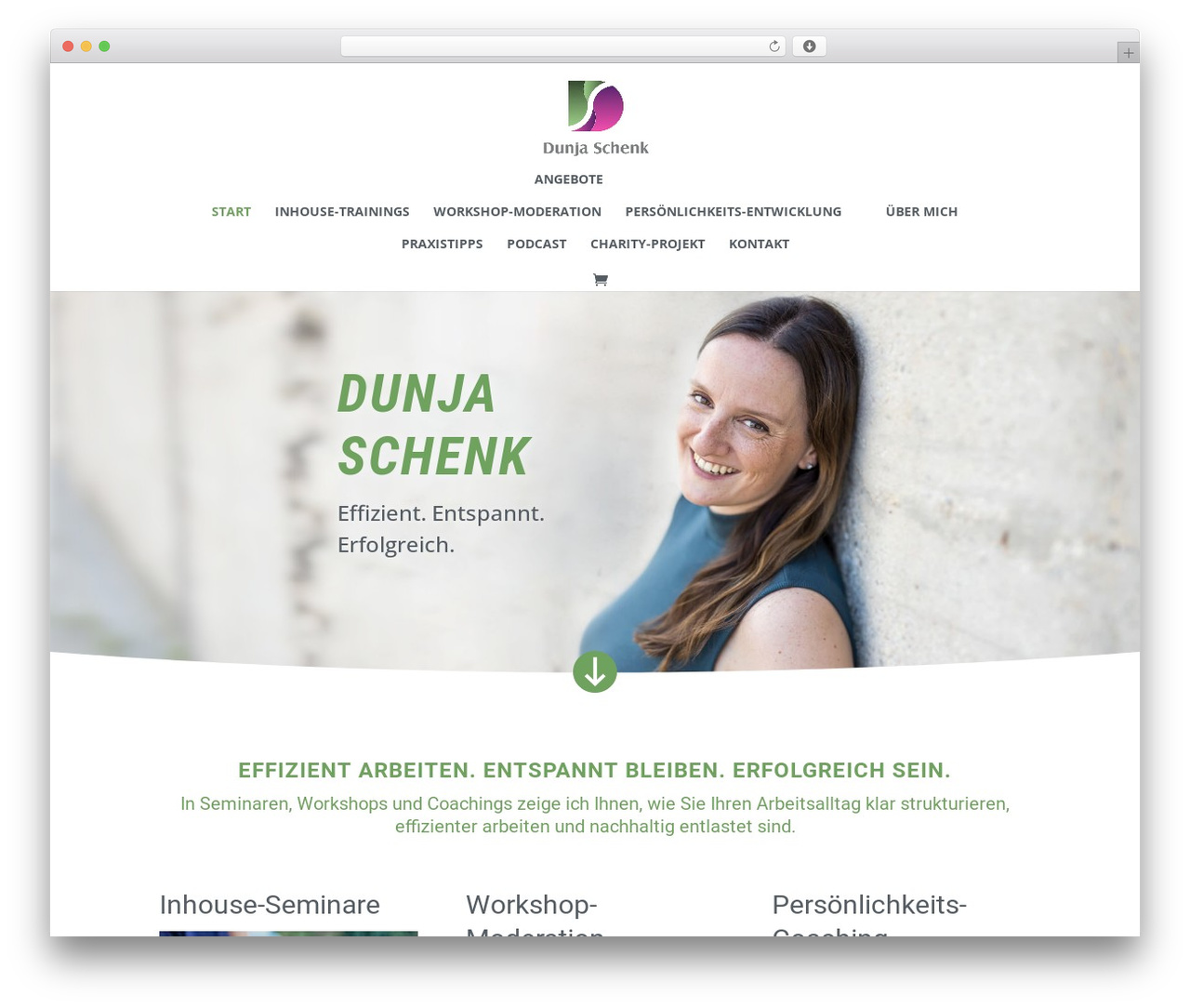 WordPress theme Divi - dunja-schenk.de