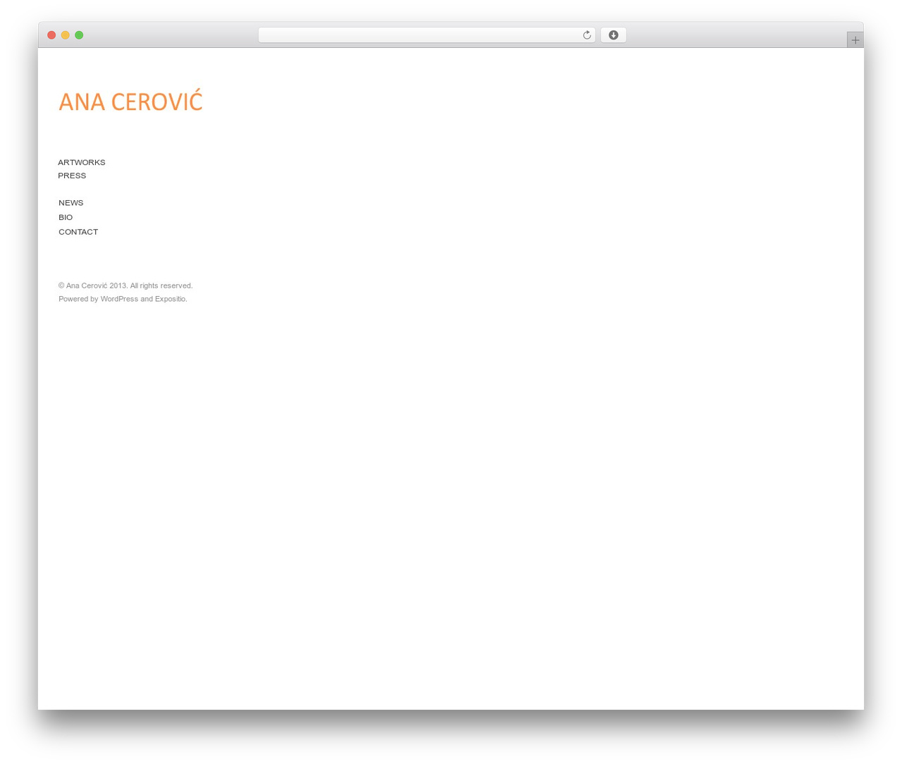 WordPress theme Expositio Theme - anacerovic.com WordPress theme Expositio Theme - anacerovic.com