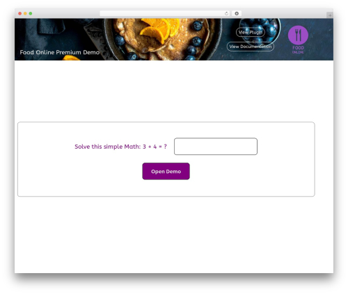 Food online premium WordPress plugin - demo.foodonlineplugin.com