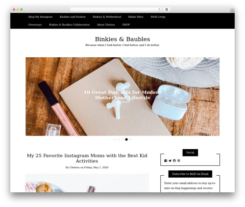 WordPress website theme Writee - binkiesandbaubles.com WordPress website theme Writee - binkiesandbaubles.com