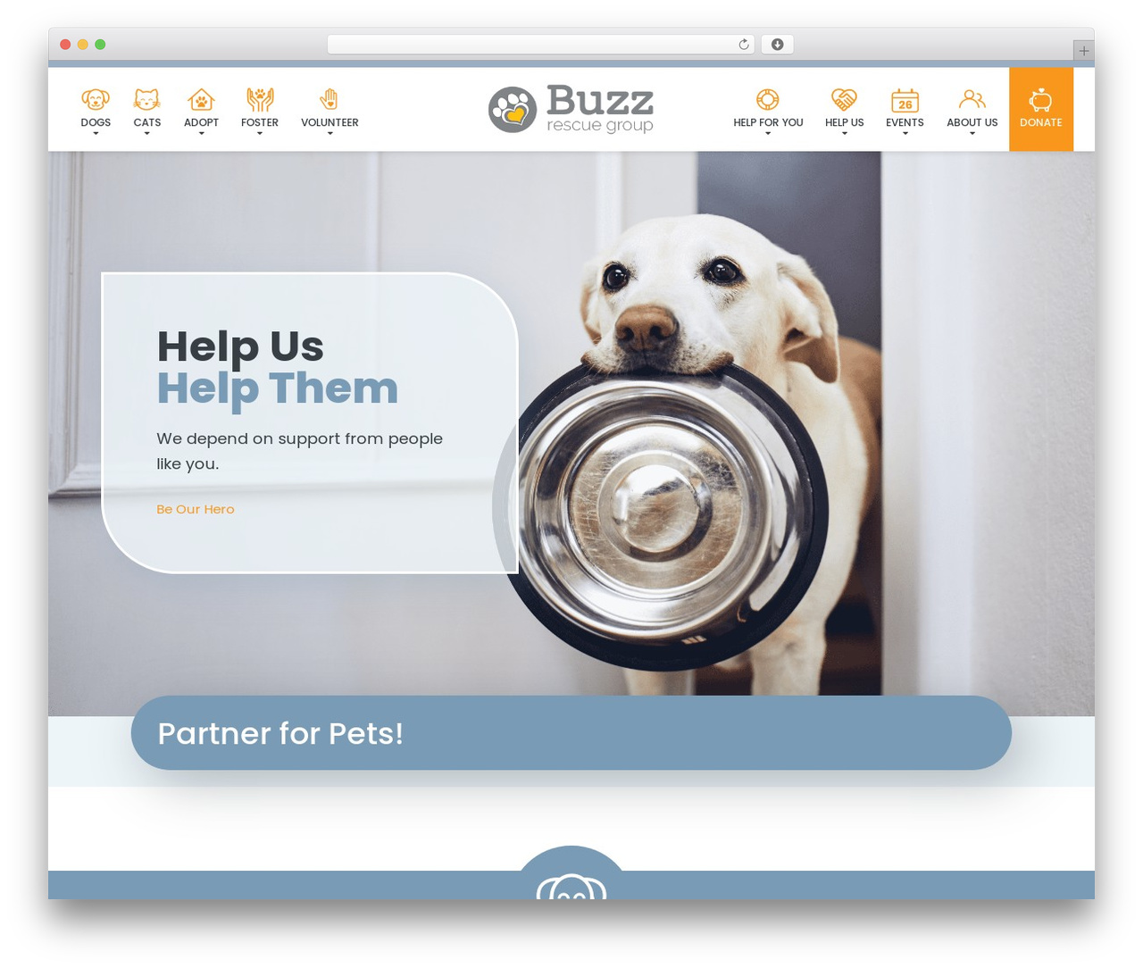 WP theme Buzz To The Rescues - buzzrescuegroup.com