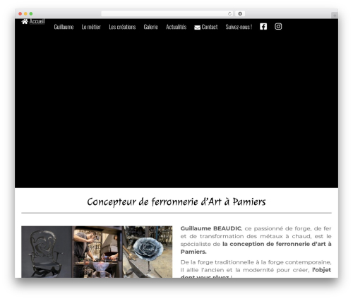 6temflex theme WordPress - beaudic-ferronnerie.com