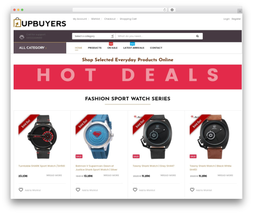 Alidswoo WordPress plugin - upbuyers.com