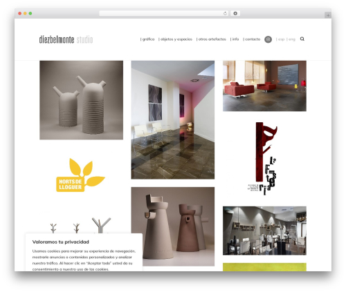 Reframe Plus WordPress website theme - diezbelmonte.com