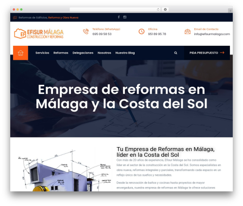 Rinbuild WordPress theme - efisurmalaga.com