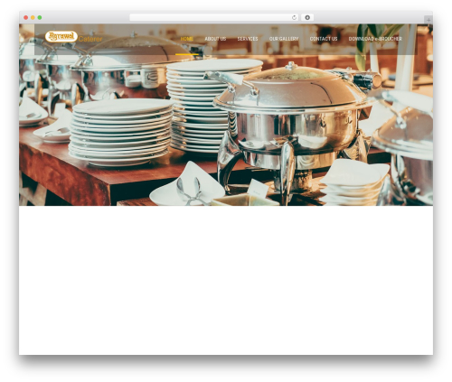 SKT Restaurant Pro WordPress theme design - agrawalcaterer.com