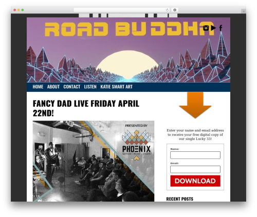 TunePipe Basic WordPress theme - bandfancydad.com