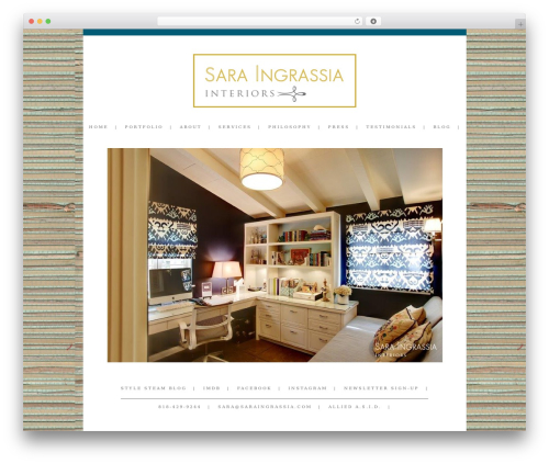 WordPress theme Darling Theme - saraingrassia.com